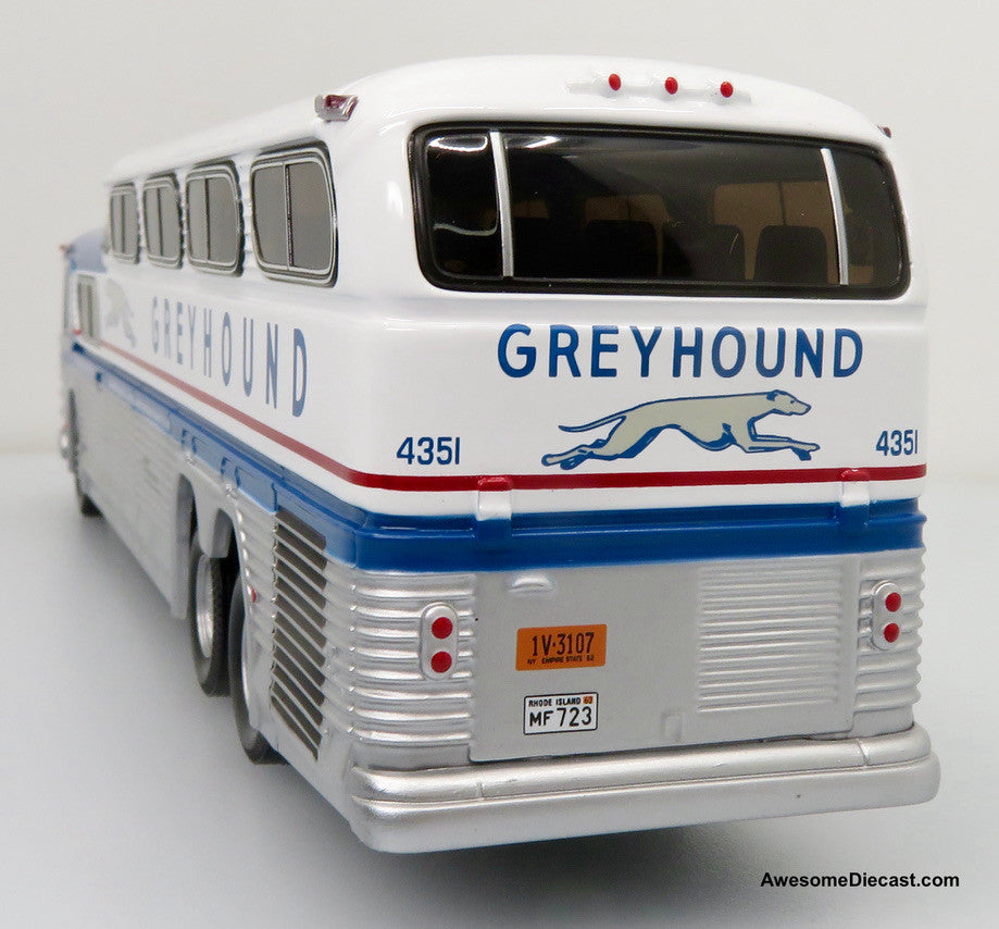 ONLY ONE! Corgi 1:50 GM PD-4501 Greyhound SceniCruiser: Destination Boston, MA