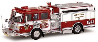 American LaFrance Fire Pumper "Violetville #E341" 1:64 Diecast model by Code 3