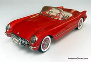 1955 Chevrolet Corvette, Red 1:24 Diecast Model Car by Danbury Mint