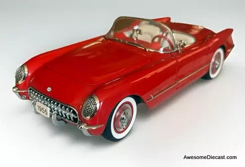 1955 Chevrolet Corvette, Red 1:24 Diecast Model Car by Danbury Mint