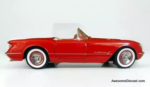 1955 Chevrolet Corvette, Red 1:24 Diecast Model Car by Danbury Mint