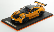 Porsche 911 (992) GT3 RS, Orange w/Black Wheels 1:12 Resin Cast Model by Ivy Merit