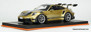 Porsche 911 (992) GT3 RS, Gold w/Silver Wheels 1:12 Resin Cast Model by Ivy Merit
