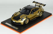 Porsche 911 (992) GT3 RS, Gold w/Gold Wheels 1:12 Resin Cast Model by Ivy Merit