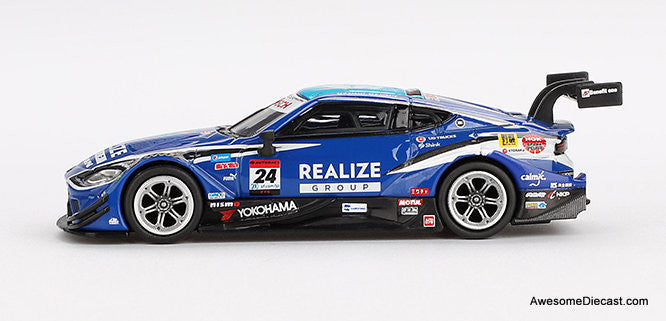 Nissan Z GT500 #24 "Realize Corporation ADVAN Z" Kondo Racing 2023 Super GT Series 1:64 Diecast Model Car by Mini GT