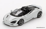 McLaren 750S Spider, Cirrus Gray 1:64 Diecast Model Car by Mini GT