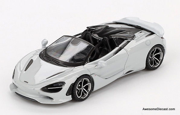 McLaren 750S Spider, Cirrus Gray 1:64 Diecast Model Car by Mini GT