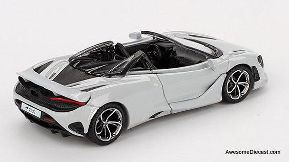 McLaren 750S Spider, Cirrus Gray 1:64 Diecast Model Car by Mini GT
