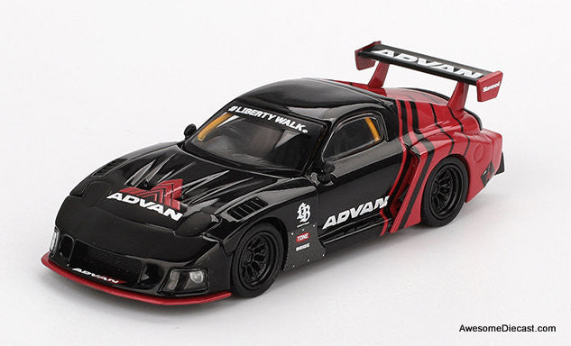 Mazda RX-7 LB-Super Silhouette: Advan Livery 1:64 Diecast Model Car by Mini GT