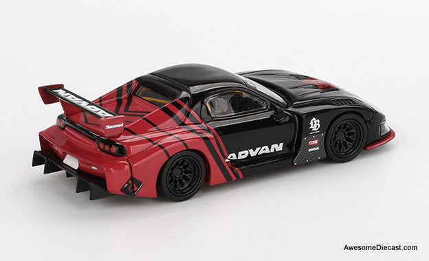 Mazda RX-7 LB-Super Silhouette: Advan Livery 1:64 Diecast Model Car by Mini GT