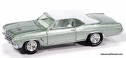 1966 Buick Skylark GS, Seafoam Green Metallic 1:64 Diecast Model Car by Johnny Lightning