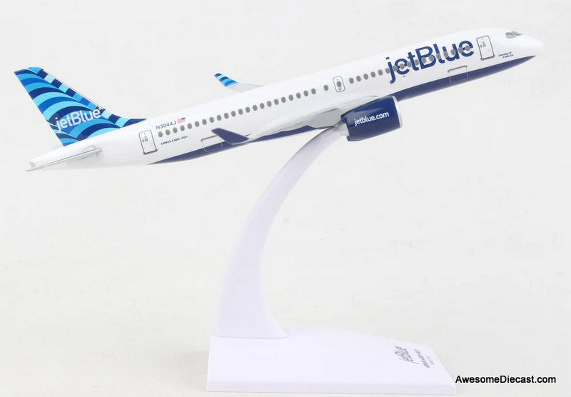 Airbus A220-300: JetBlue (Reg# N3044J) Dawning of a Blue Era 1:200 ABS Plastic Model Plane by Sky Marks