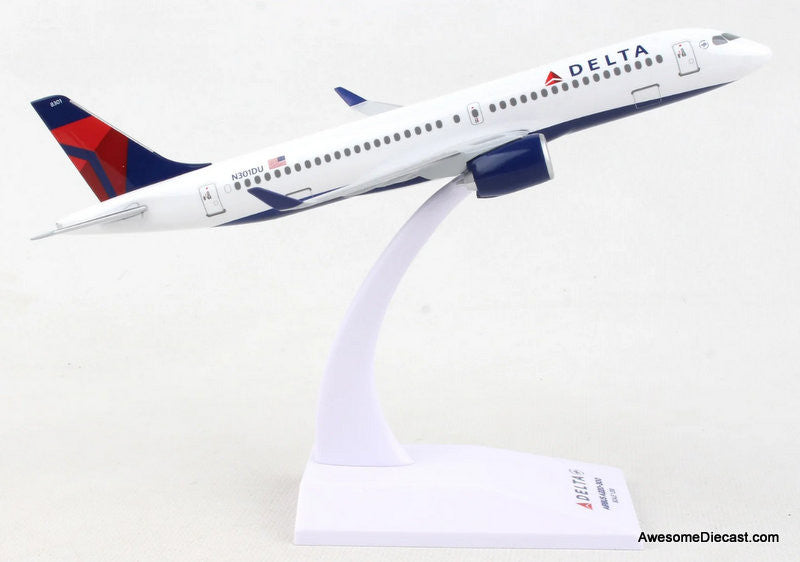 Airbus A220-300: Delta Airlines (Reg #N301DU) 1:200 ABS Plastic Model Plane by Sky Marks