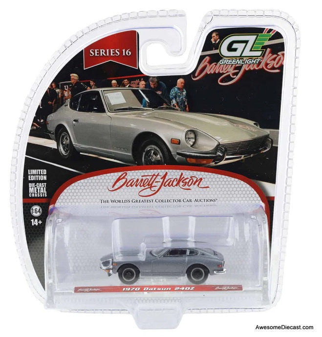 1970 Datsun 240Z, Silver 1:64 Diecast Model Car by Greenlight