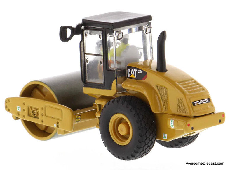Diecast Masters 1:87 Caterpillar CS56 Smooth Drum Vibratory Soil Compactor