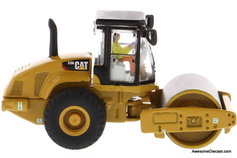 Diecast Masters 1:87 Caterpillar CS56 Smooth Drum Vibratory Soil Compactor