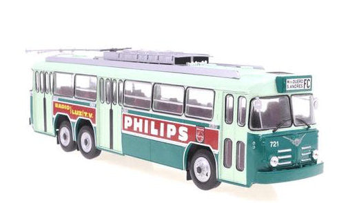 Hachette 1:43 1960 Vetra Berliet VA3B2 Trolley Bus: Barcelona Philips