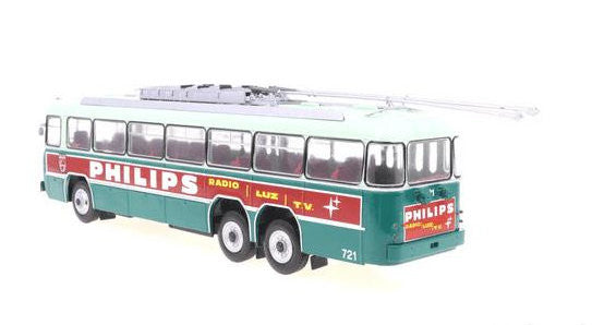 Hachette 1:43 1960 Vetra Berliet VA3B2 Trolley Bus: Barcelona Philips