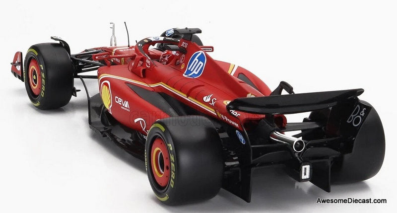 Ferrari SF-24 Formula One Race Car #16 (Seasonal Livery 2024) 1:18 Diecast Model Car by Burago