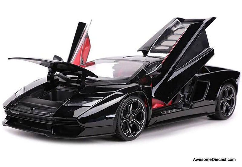 Lamborghini Countach LP1 800-4, Black 1:18 Diecast Model Car by Maisto