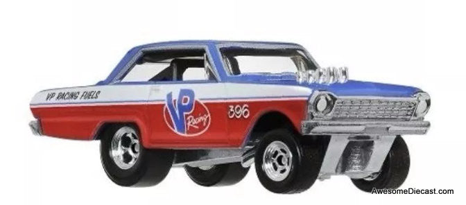 Hot Wheels Premium 1963 Chevrolet Nova & 1988 Chevrolet Silverado 3500 w/Trailer 1:64 Diecast Model Vehicles by Hot Wheels