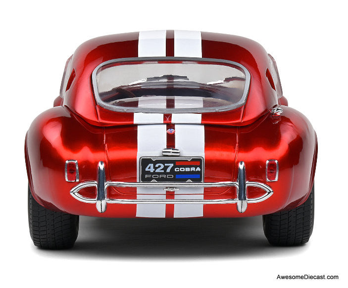 Solido 1:18 1965 Shelby Cobra 427 MK11, Metallic Red