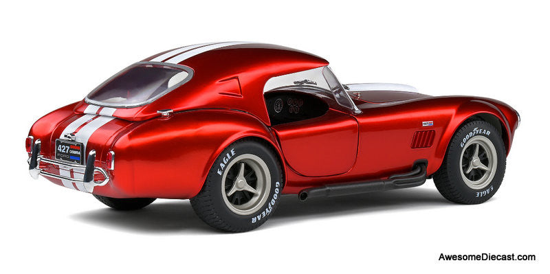 Solido 1:18 1965 Shelby Cobra 427 MK11, Metallic Red