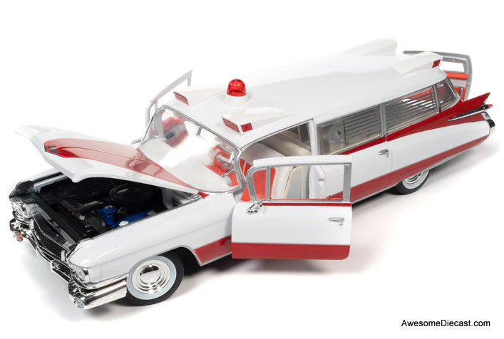 Auto World 1:18 1959 Cadillac Eldorado Ambulance