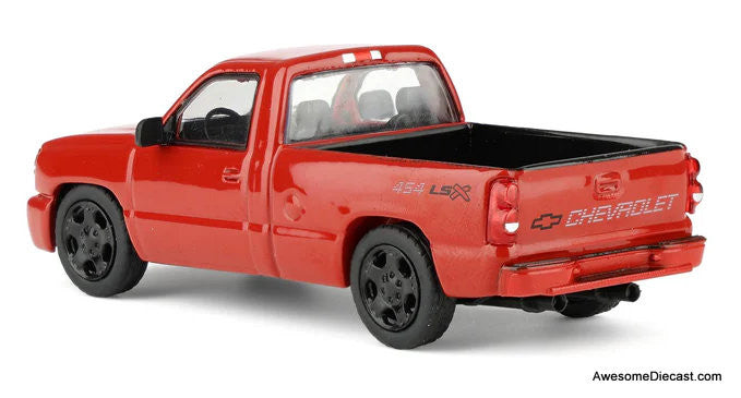 2006 Chevrolet Silverado SS Single Cab Pick-Up Truck, Victory Red 1:64 Diecast Model Truck by Para64