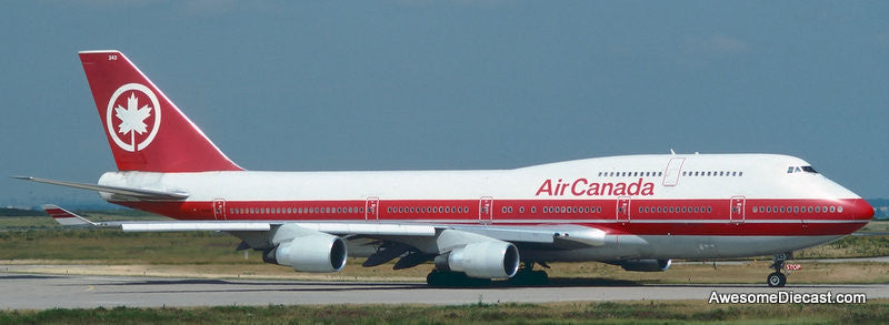 Boeing 747-400: Air Canada (Reg #C-GAGN) 1:400 Diecast Model Plane by JC Wings