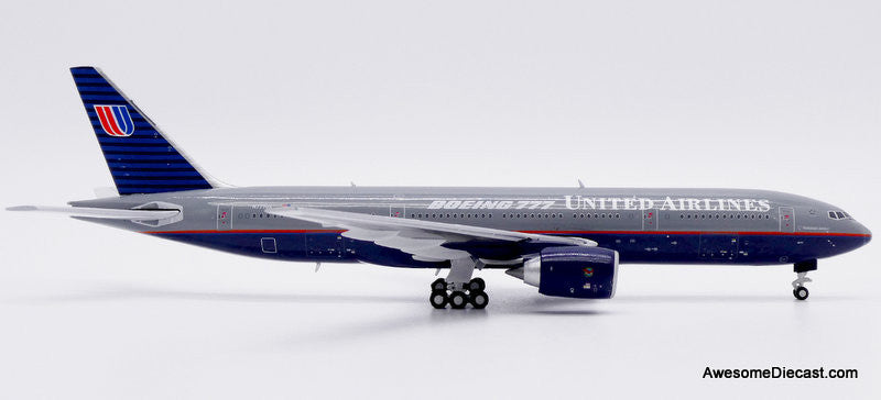 Boeing 777-200: United Airlines (Reg #N777UA) 1:400 Diecast Model Plane by JC Wings