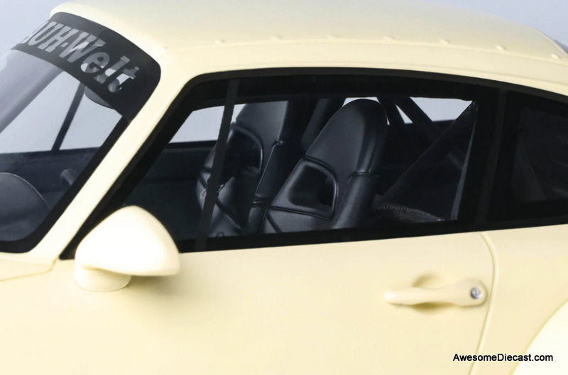 2023 RWB Porsche, Sandstorm Beige 1:18 Resin Cast Model Car by GT Spirit