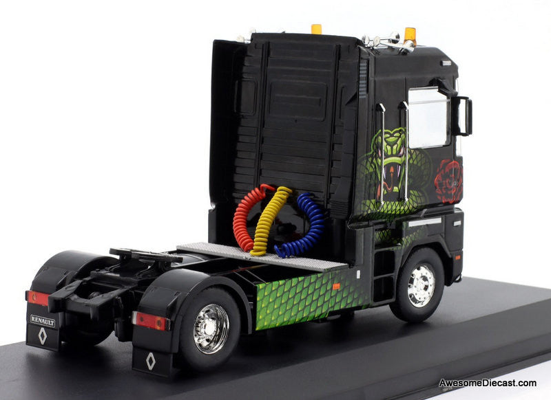 1991 Renault AE500 Magnum, "Green Mamba" 1:43 Diecast Model Truck by Hachette