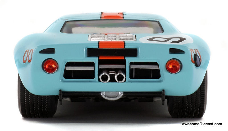 1968 Ford GT Mk1, #9 Gulf Livery 1:18 Diecast Model Car by Solido