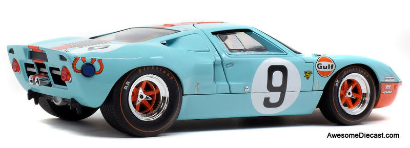 1968 Ford GT Mk1, #9 Gulf Livery 1:18 Diecast Model Car by Solido