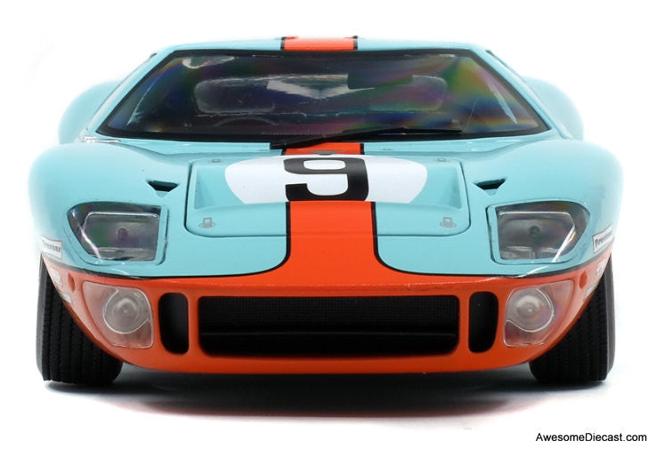 1968 Ford GT Mk1, #9 Gulf Livery 1:18 Diecast Model Car by Solido