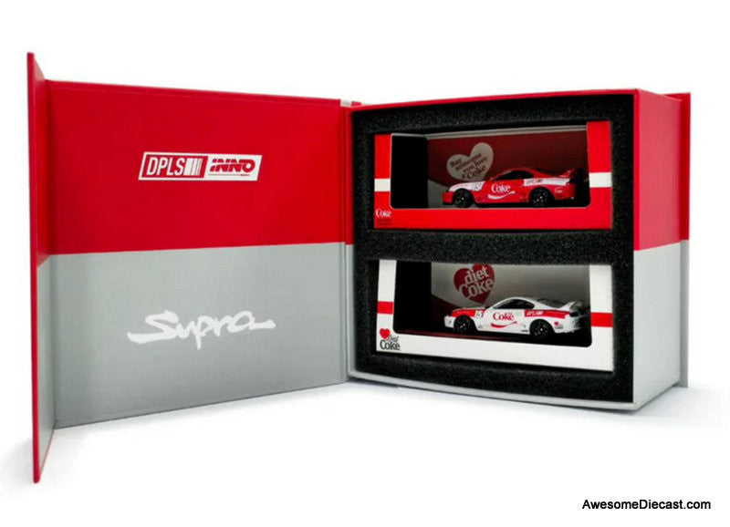 Toyota Supra (A80) Boxed Set: Coca Cola 1:64 Diecast Model Car by
