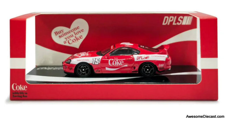 Toyota Supra (A80) Boxed Set: Coca Cola 1:64 Diecast Model Car by