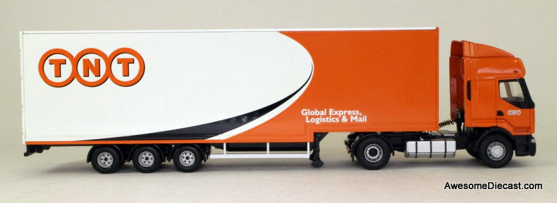Corgi 1:50 2001 Renault Premium Tractor w/Moving Trailer: TNT