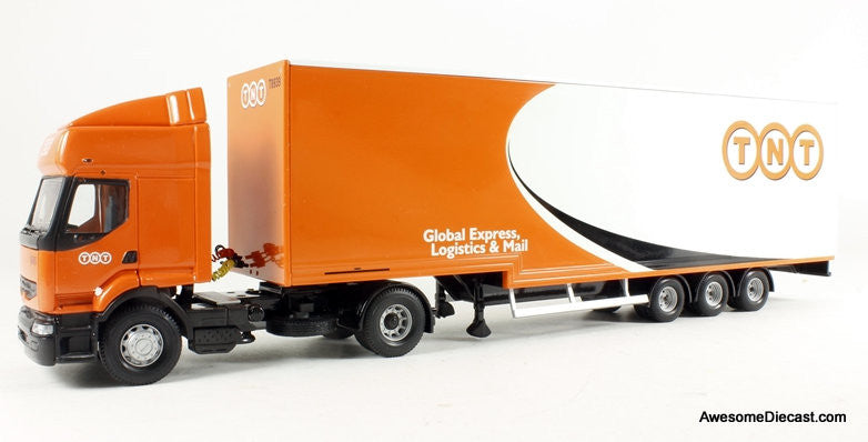 Corgi 1:50 2001 Renault Premium Tractor w/Moving Trailer: TNT