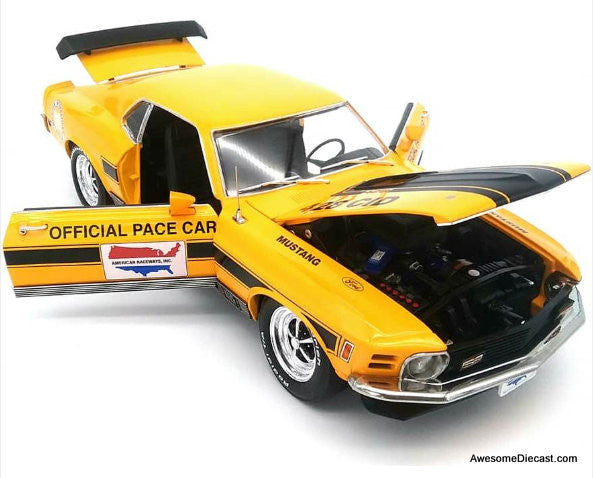 Highway 61 1:18 1970 Ford Mustang Mach 1: Michigan International Speedway Official Pace Car