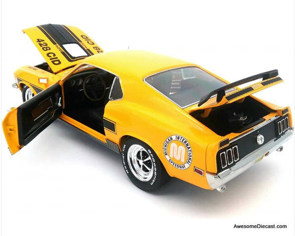 Highway 61 1:18 1970 Ford Mustang Mach 1: Michigan International Speedway Official Pace Car