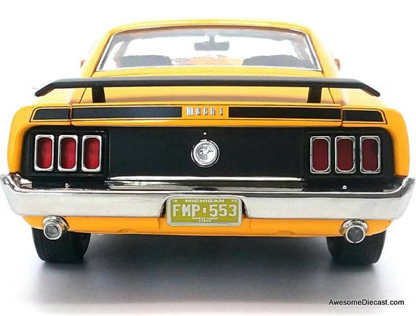 Highway 61 1:18 1970 Ford Mustang Mach 1: Michigan International Speedway Official Pace Car