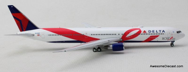 Boeing 767-400ER: Delta Airlines (Reg #N845MH), Breast Cancer