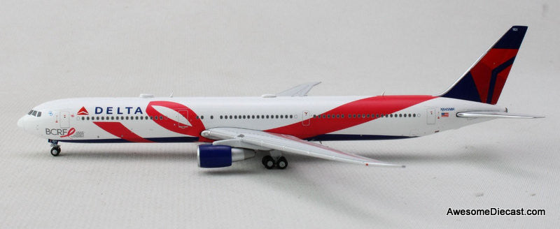 Boeing 767-400ER: Delta Airlines (Reg #N845MH), Breast Cancer