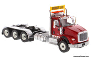 International HX620 Day Cab Tridem Tractor, Red 1:50 Diecast Model Truck by Diecast Masters