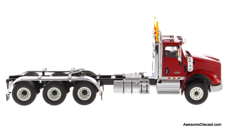 International HX620 Day Cab Tridem Tractor, Red 1:50 Diecast Model Truck by Diecast Masters
