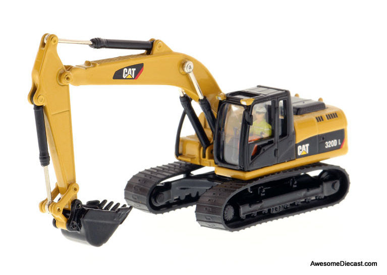 Caterpillar 320D L Hydraulic Excavator 1:87 Diecast Model Vehicle by Diecast Maters
