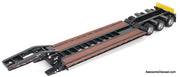 Trail King TK120 Hydraulic Detachable Gooseneck Lowboy Trailer, Black (Outrigger Version) 1:50 Diecast Model Trailer by Diecast Masters