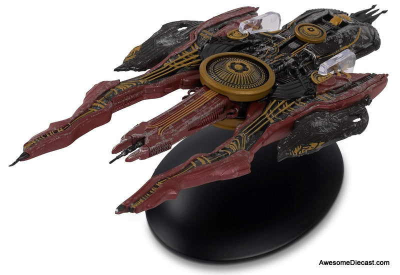Star Trek Klingon Qugh Class Ship Diecast Model by Eagle Moss Hero Collector